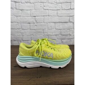 HOKA Gaviota 5 Women's 7.5B Neon Yellow Stability Running Shoes Sneakers Citrus